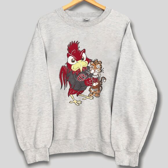 Tops - Vintage University of South Carolina Gamecocks Retro NCAA Gamecocks Sweatshirt